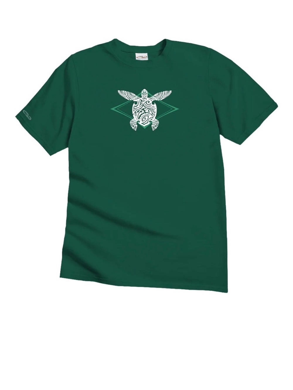 Crazy Shirts Men’s Moana Honu Dark Green Tee L